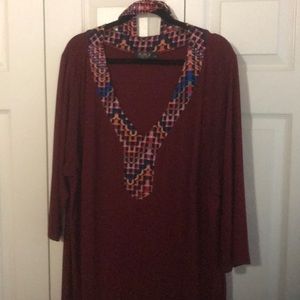 Red Igigi Shift Dress